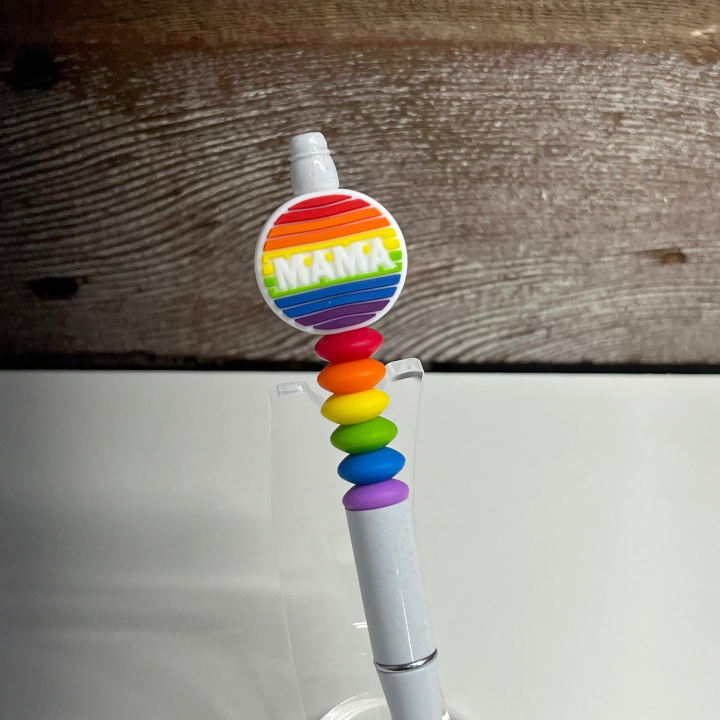 Rainbow MAMA Glitter Pen